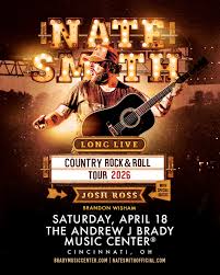 Nate Smith Long Live Country Rock and Roll Tour