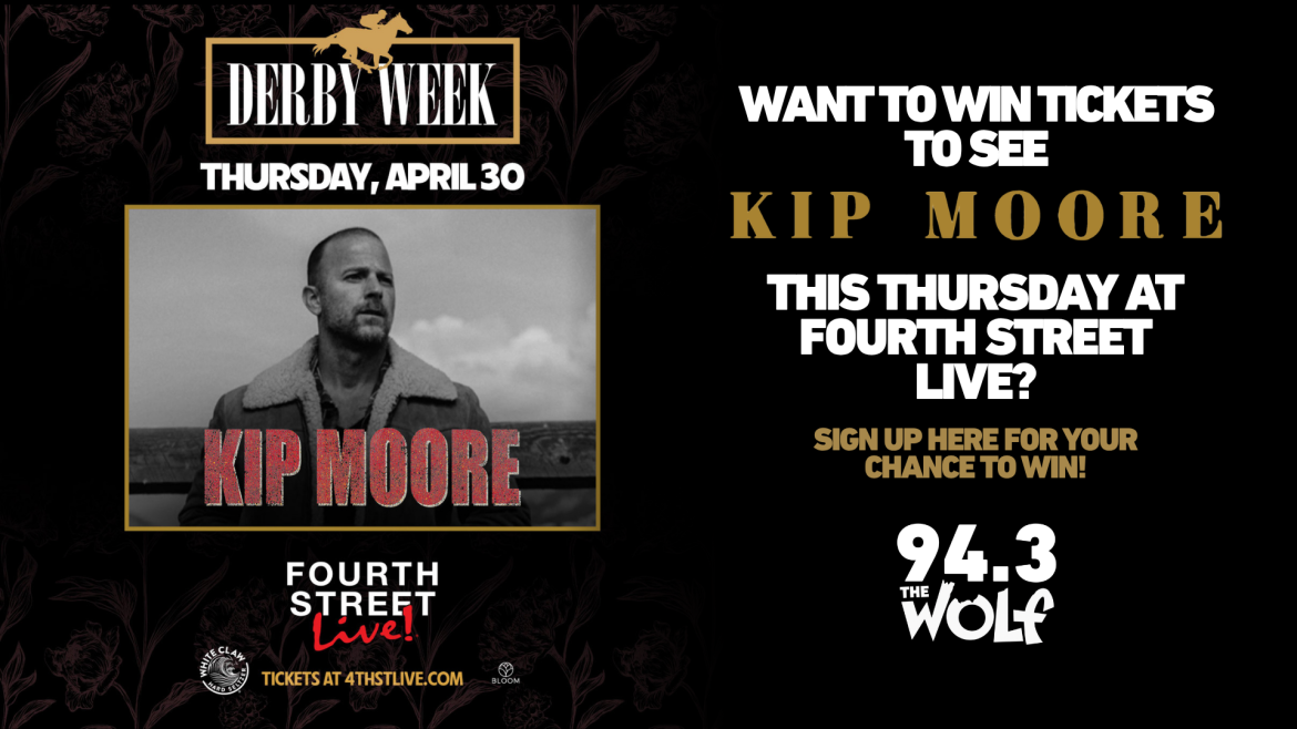 Win Tickets to See Kip Moore in Louisville on 4/30!